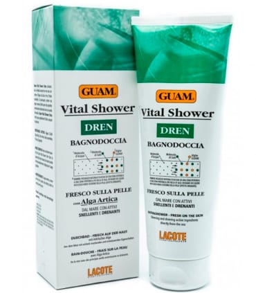 Сіль-гель для душу Vital Shower освіжаючий з дренажним ефектом Guam