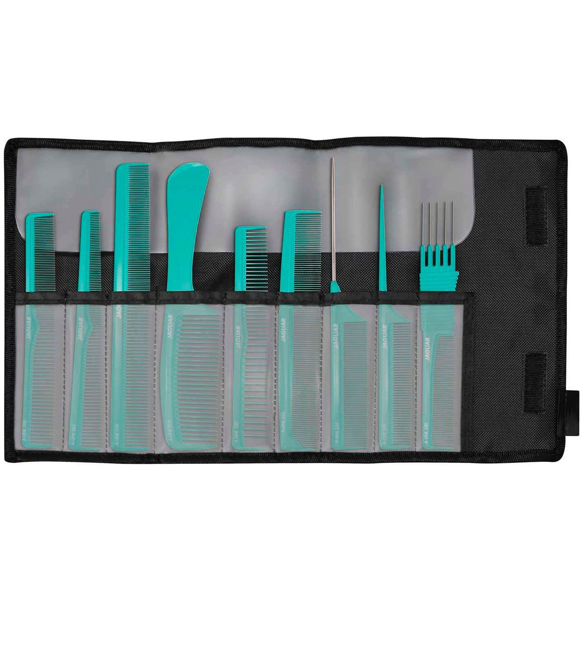 Jaguar A-LINE набір з 9-ти гребінців в чохлі купити в Києві, Україні - Lavka Kabani