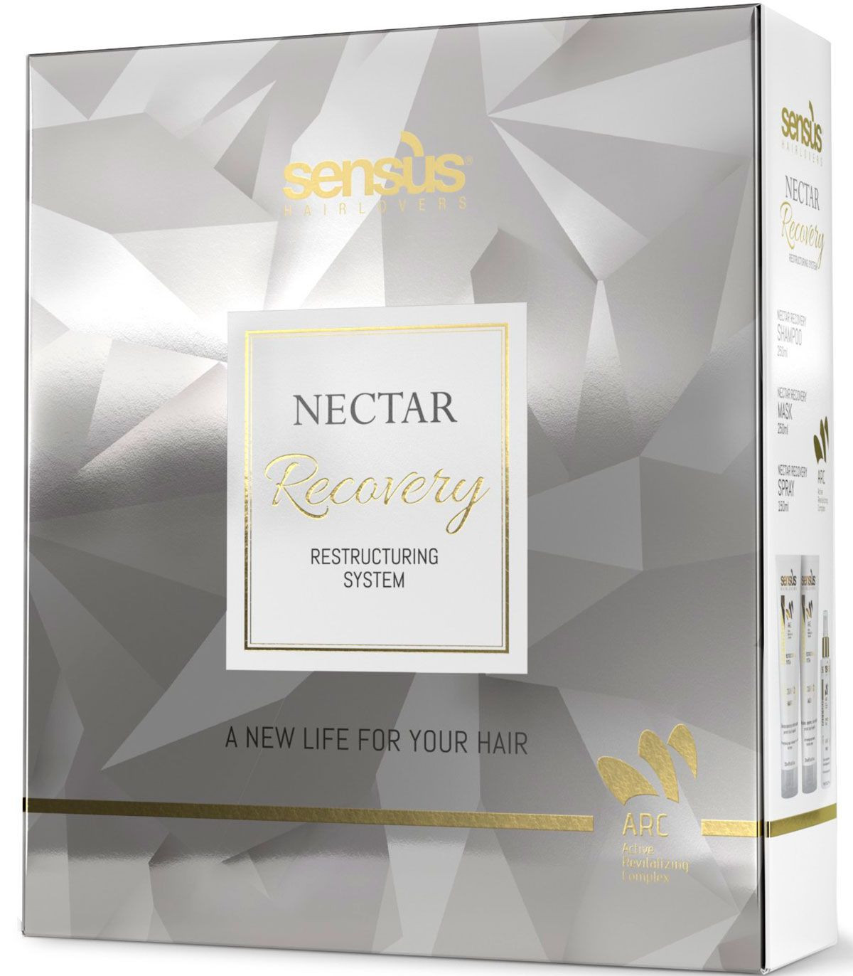 Sensus Kit Recovery Retail Комплексний набір для реконструкції волосся купити в Києві, Україні - Lavka Kaban