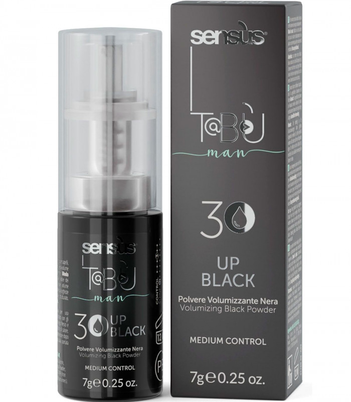 Sensus Tabu Up 30 Black Чорна пудра для об'єму волосся купити в Києві, Україні - Lavka Kabani