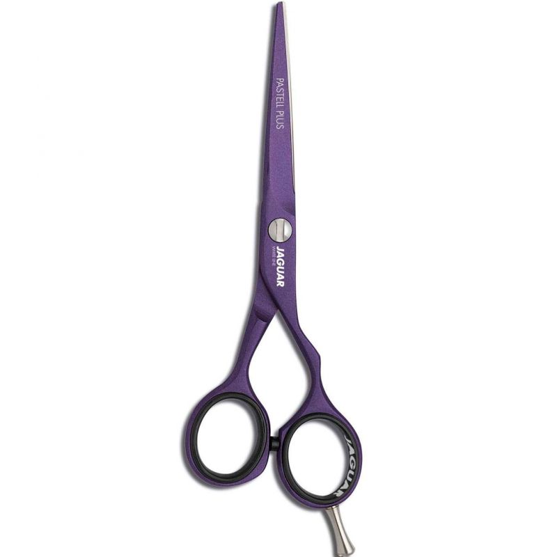 Эргономичные ножницы Jaguar White Line Pastell Plus Offset Viola 5.5