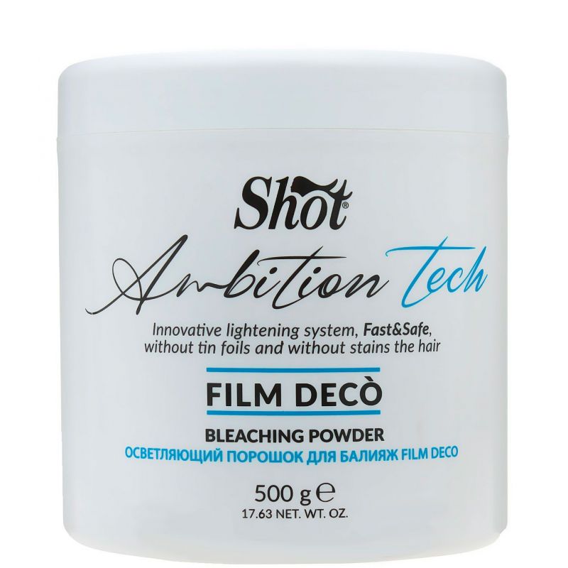 Осветляющий порошок для балаяжа Shot Ambition Tech Film Deco Bleaching Powder Осветляющий порошок для балаяжа Shot Ambition Tech Film Deco Bleaching Powder