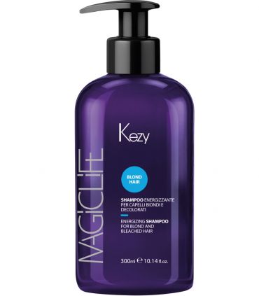 Шампунь укрепляющий для светлых и обесцвеченных волос Kezy Magic Life Blond hair Energizing Shampoo