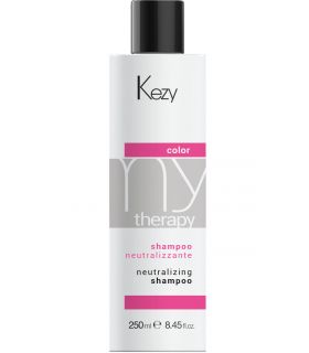 Шампунь для нейтрализации желтизны Kezy My Therapy Color Neutralizing Shampoo