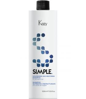 Шампунь для живлення пошкодженого волосся Kezy Simple Nourishing and Restoring Shampoo