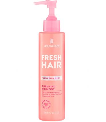 Мягкий очищающий шампунь с розовой глиной Lee Stafford Fresh Hair Purifying Shampoo