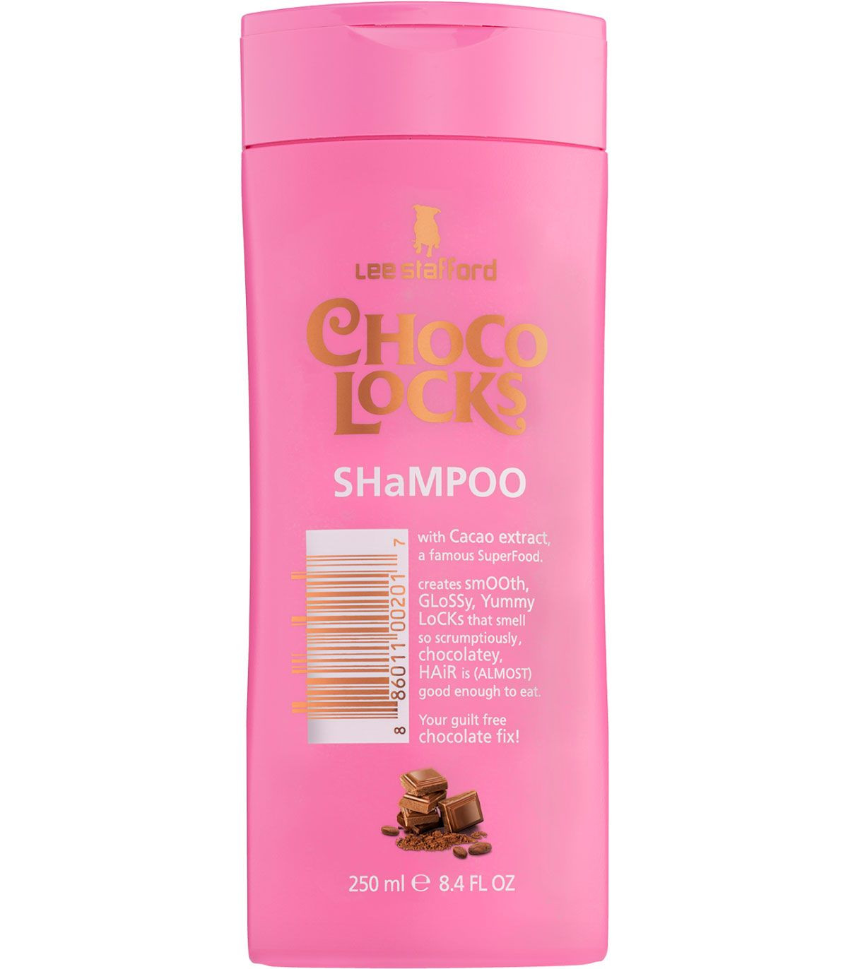 Lee Stafford Choco Locks Shampoo Шампунь для гладенького волосся з екстрактом какао купити в Києві, Україні ❤ Lavka Kabani