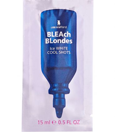 Засіб для надання миттєвого платинового відтінку для блондинок Lee Stafford Bleach Blonde Ice White Cool Shots