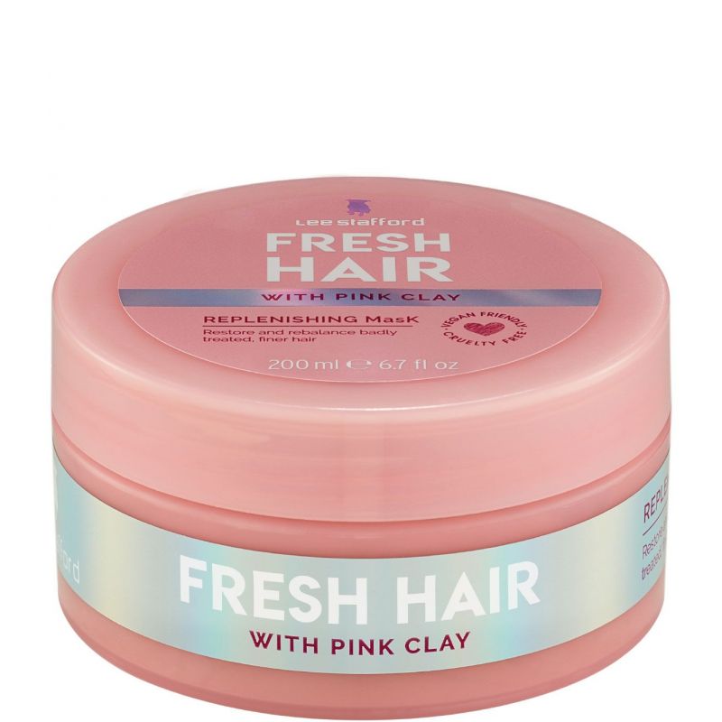 Восстанавливающая маска с розовой глиной Lee Stafford Fresh Hair Replenishing Mask Восстанавливающая маска с розовой глиной Lee Stafford Fresh Hair Replenishing Mask