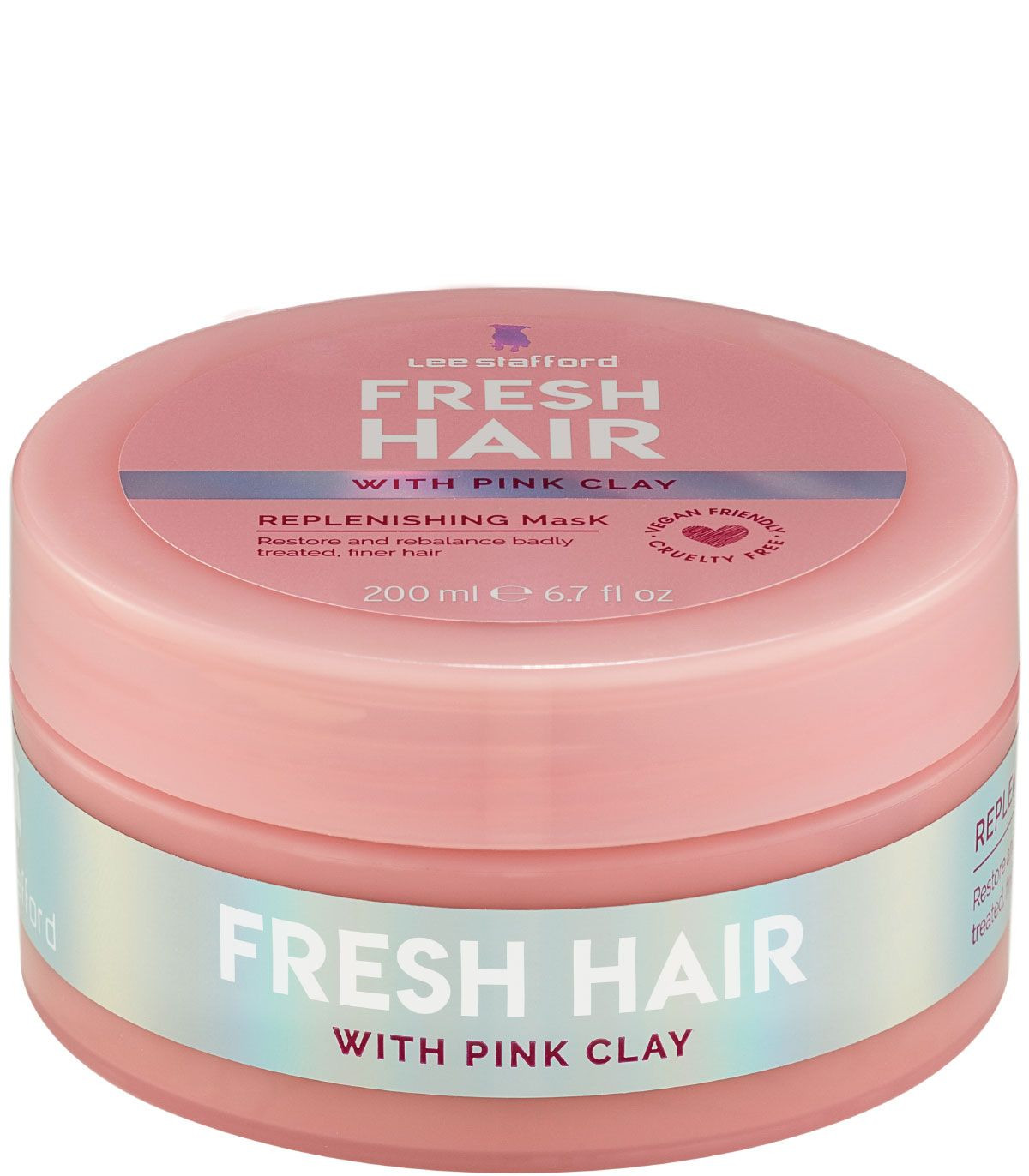 Lee Stafford Fresh Hair Replenishing Mask Відновлююча маска з рожевою глиною купити в Києві, Україні ❤ Lavka Kabani