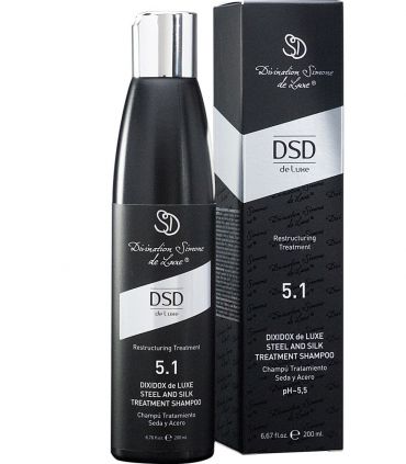 Відновлюючий шампунь Сталь і шовк Діксідокс Де Люкс DSD De Luxe 5.1 Dixidox Steel And Silk Treatment Shampoo