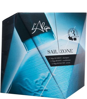 L'Alga.Sailzone Набір (шампунь 250мл + кондиціонер 250мл + сироватка 100мл)
