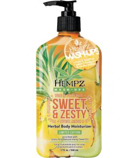 Молочко для тела ананас-дыня-юзу-карамболь Hempz Mash-Ups Sweet & Zesty Herbal Body Moisturizer