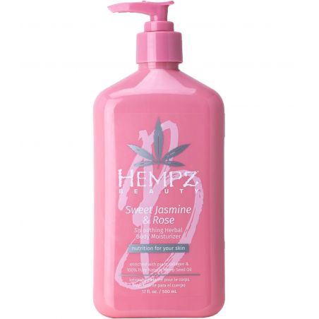 Молочко для тела Жасмин-Роза с коллагеном Hempz Sweet Jasmine & Rose Collagen Infused Herbal Body Moisturizer