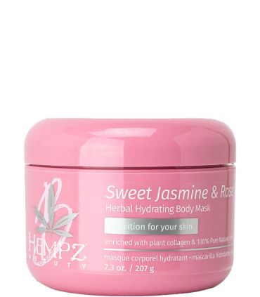 Поживна маска для тіла Жасмин-Троянда з колагеном Hempz Sweet Jasmine & Rose Collagen Infused Herbal Body Mask