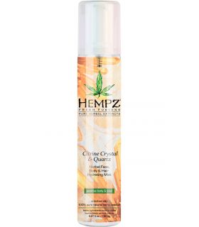 Освіжаючий спрей для тіла Цитрус і Кварц Hempz Citrine Crystal & Quartz Herbal Face, Body & Hair Hydrating Mist