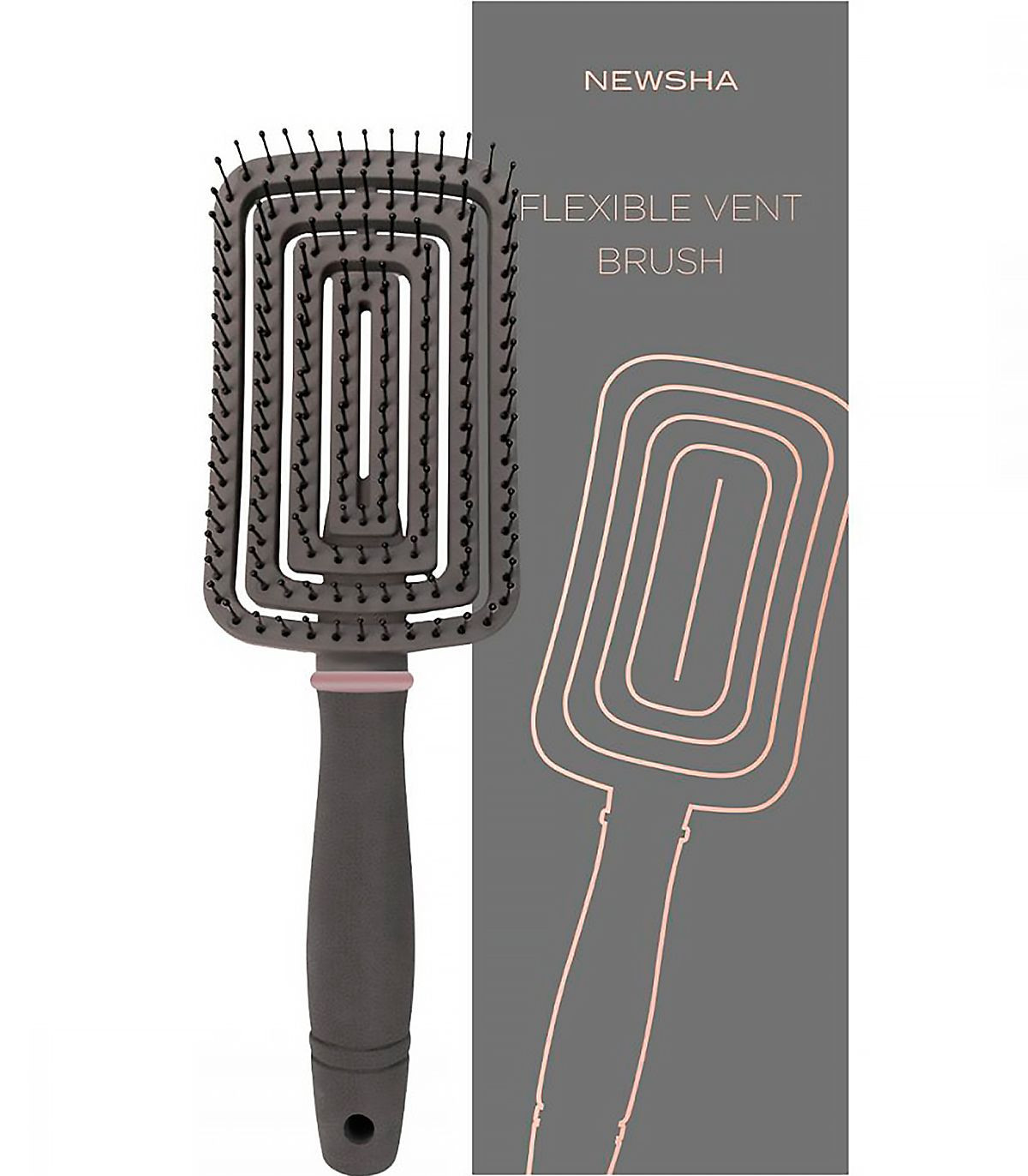 Newsha Flexible Vent Brush Large Велика гнучка і продувна щітка купити в Києві, Україні ❤️️ Lavka Kabani