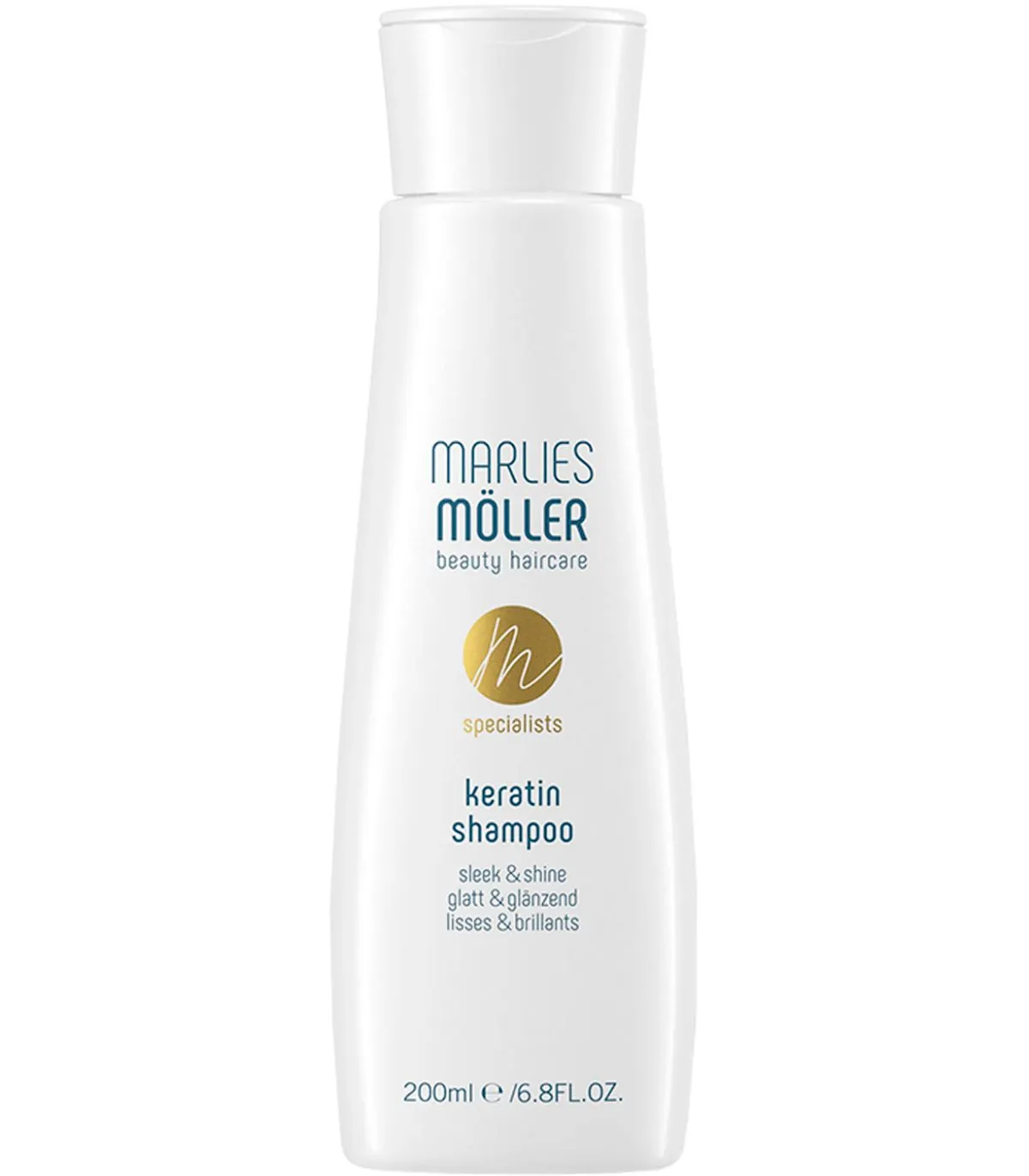 Marlies Moller Keratin Shampoo Sleek & Shine Шампунь с кератином Гладкость и Блеск купить в Киеве, Украине