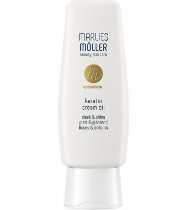 Крем-масло для волос с кератином Гладкость и Блеск Marlies Moller Keratin Cream Oil Sleek & Shine