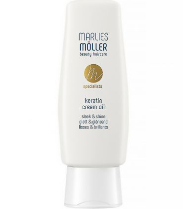 Крем-масло для волосся з кератином Гладкість і Блиск Marlies Moller Keratin Cream Oil Sleek & Shine