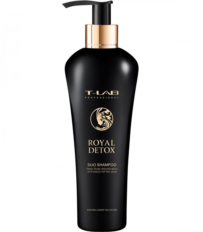 T-LAB Professional Royal Detox Duo Shampoo Шампунь для глибокого детоксикації шкіри голови і сяйва волосся купити в Києві, Украї
