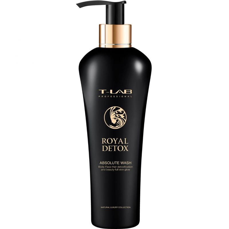 Шампунь-гель для абсолютной детоксикации волос и тела T-LAB Professional Royal Detox Absolute Wash Шампунь-гель для абсолютной детоксикации волос и тела T-LAB Professional Royal Detox Absolute Wash