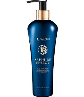 Шампунь для зміцнення волосся T-LAB Professional Sapphire Energy Duo Shampoo