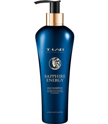 Шампунь для зміцнення волосся T-LAB Professional Sapphire Energy Duo Shampoo