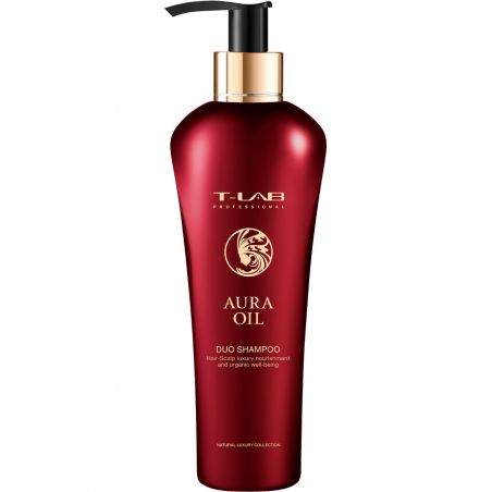 Восстанавливающий шампунь для сухих и поврежденных волос T-LAB Professional Aura Oil Duo Shampoo