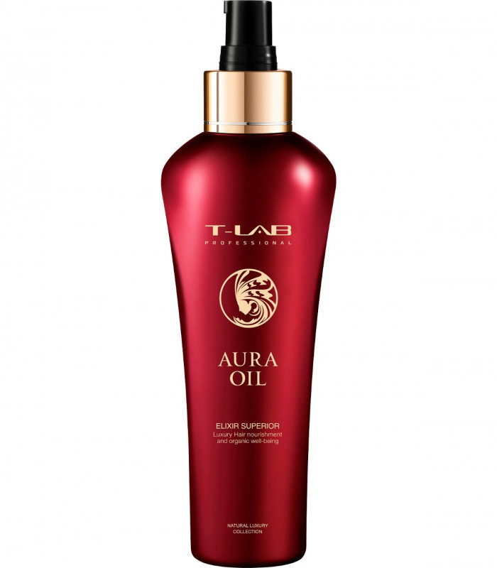 T-LAB Professional Aura Oil Elixir Superior Розкішний еліксир для сяйва і гладкості волосся купити в Києві, Україні ❤ Lavka Kaba