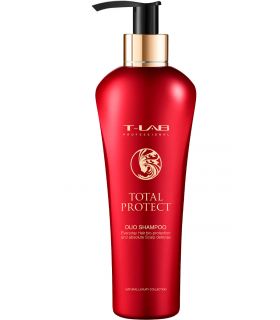 Шампунь для біозахисту і зволоження волосся T-LAB Professional Total Protect Duo Shampoo