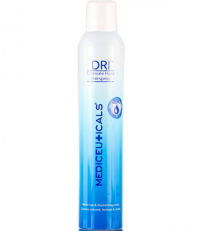 Mediceuticals DRI Ultimate Hold Hairspray Невагомий лак для волосся оптимальної фіксації купити в Київі, Україні ❤ Lavka Kabani