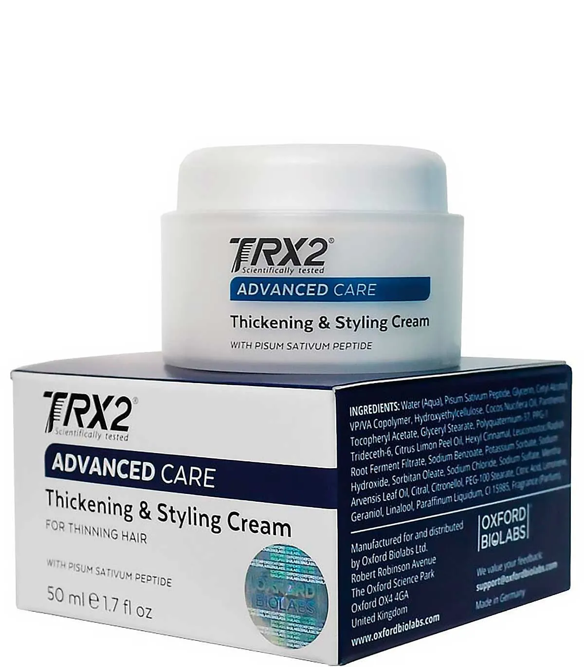 Oxford Biolabs TRX2 Advanced Care Thinkening & Styling Cream Моделюючий крем для створення об'єму купити в Києві, Україні ❤ Lavk