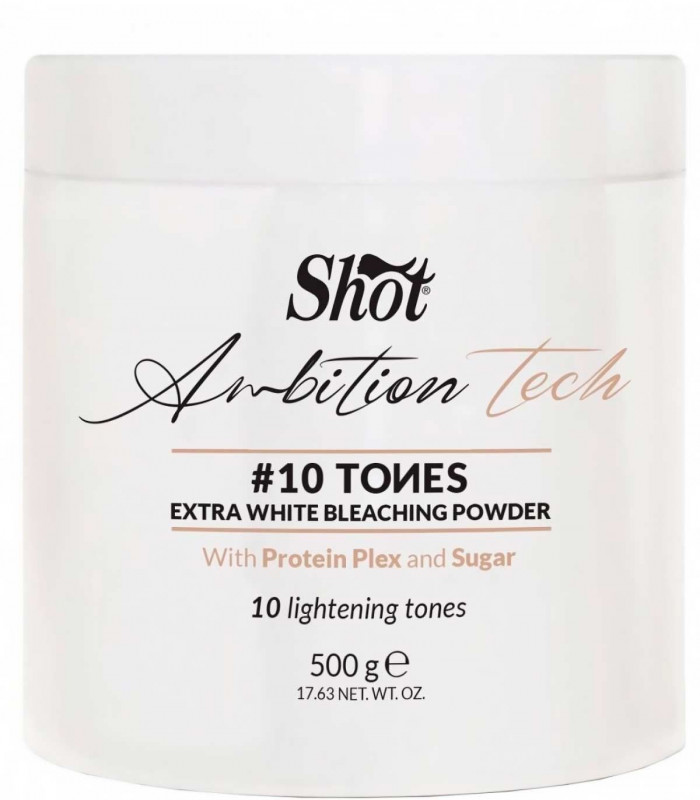 Shot Extra White Bleaching Color Экстра белый обесцвечивающий порошок для волос на 10 тонов купить в Украине и Киеве ❤ Lavka Kab