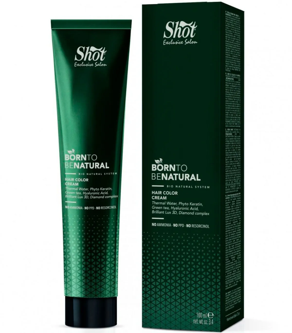Безаммиачная краска для волос Shot Born To Be Natural Hair Color Cream купить в Украине и Киеве ❤ Lavka Kabani