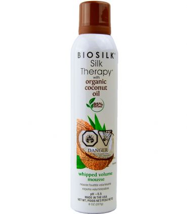 Мус для об'єму з кокосом Biosilk Silk Therapy with Natural Coconut Oil Whipped Volume Mousse