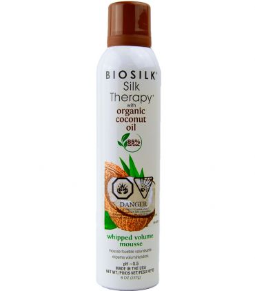 Мусс для объема с кокосом Biosilk Silk Therapy with Natural Coconut Oil Whipped Volume Mousse