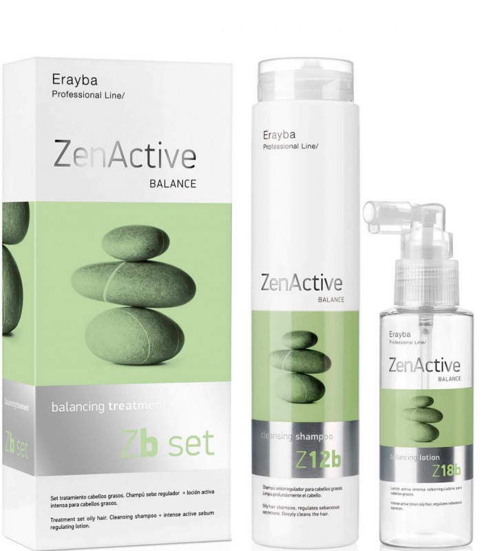 Erayba ZenActive Zb Set набір для жирної шкіри голови