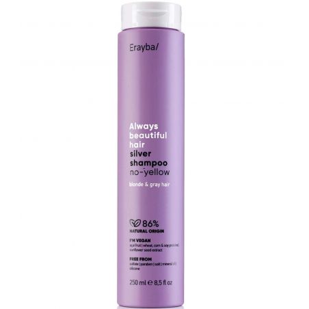 Шампунь антижелтый Erayba ABH Silver No-Yellow Shampoo