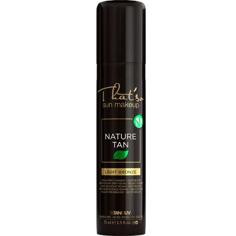 Веганський спрей автозасмага з бронзатором That'so Nature Tan Light Bronze Веганський спрей автозасмага з бронзатором That'so Nature Tan Light Bronze