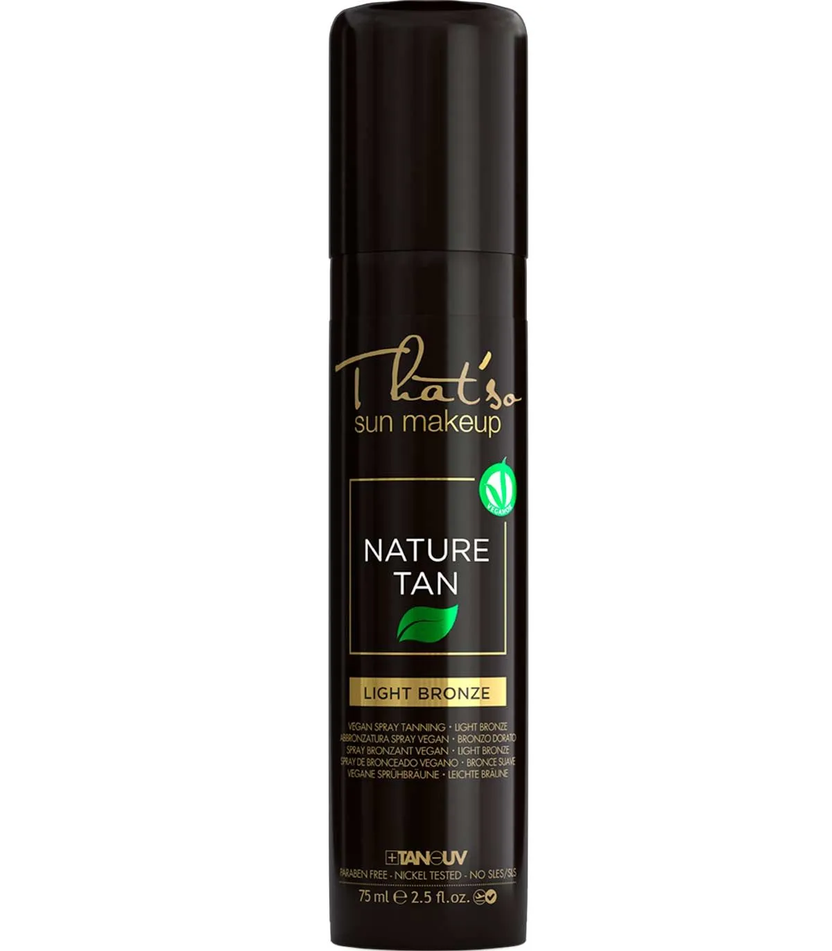 That'so Nature Tan Light Bronze Веганський спрей автозасмага з бронзатором купити в Києві, Україні ❤ Lavka Kabani