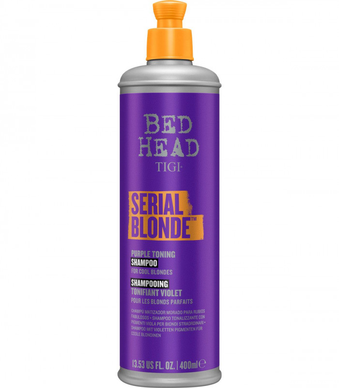 Tigi Serial Blonde Purple Toning Shampoo Тонирующий шампунь для блонда купить в Киеве, Украине ❤ Lavka Kabani