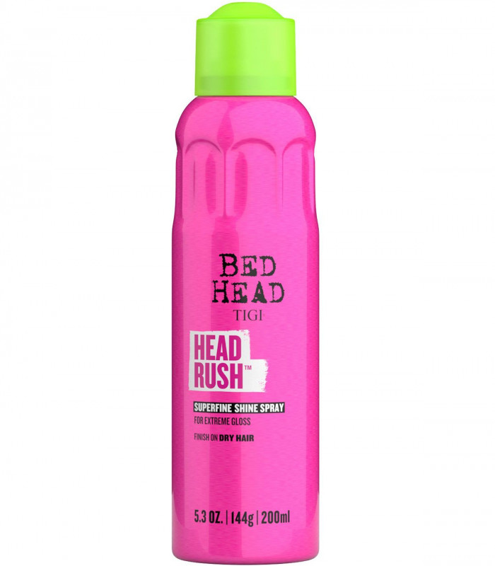 Tigi Bed Head Headrush Superfine Shine Spray Спрей блиск купити в Києві, Україні ❤ Lavka Kabani