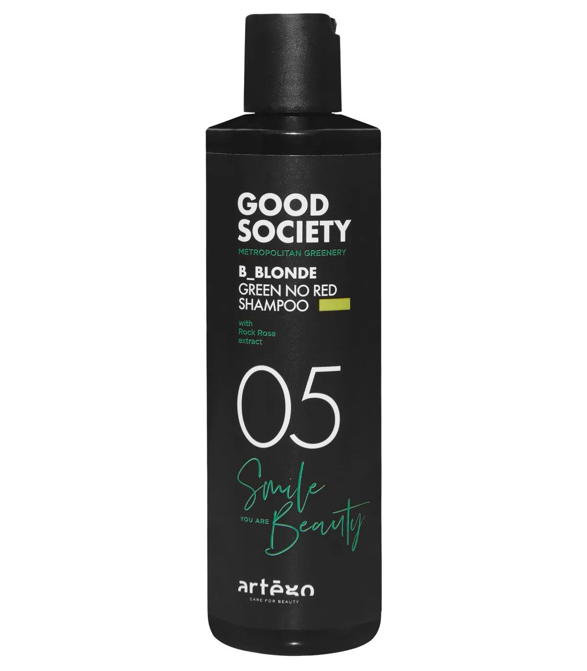 Artego Good Society 05 B_Blonde Green No Red Shampoo Відтінковий шампунь зі світло-зеленою пігментацією купити в Києві, Україні