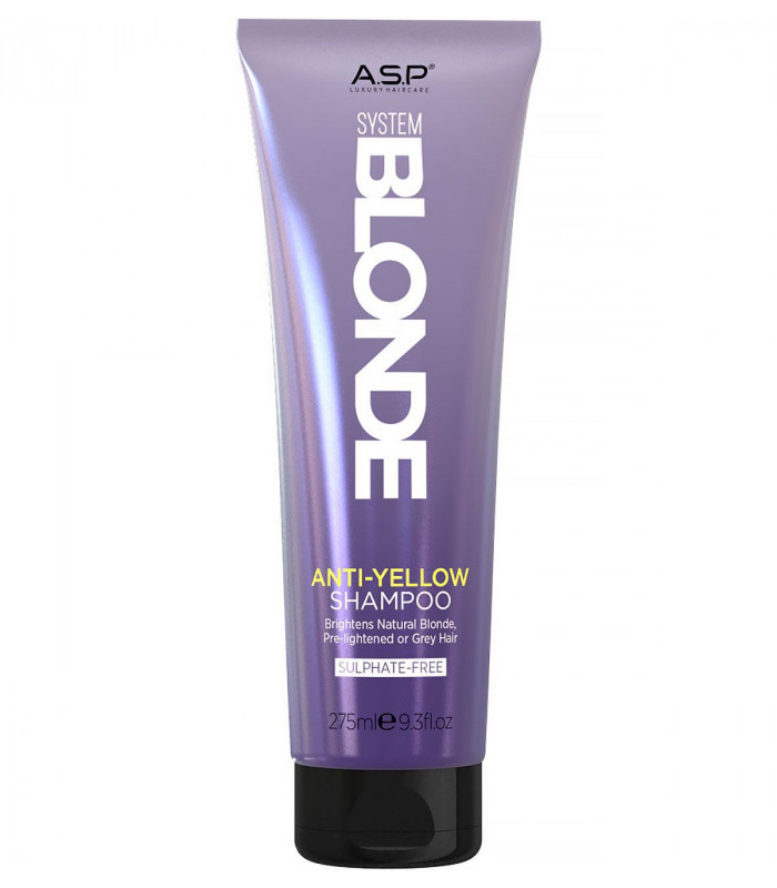 ASP System Blonde Anti-Yellow Shampoo Шампунь для нейтралізації жовтого пігменту купити в Києві, Україні ❤️ Lavka Kabani