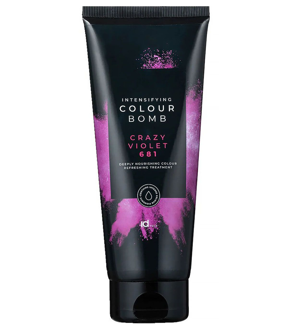 IdHair Colour Bomb Crazy Violet 681 Тонуючий бальзам купити в Києві, Україні ❤ Lavka Kabani