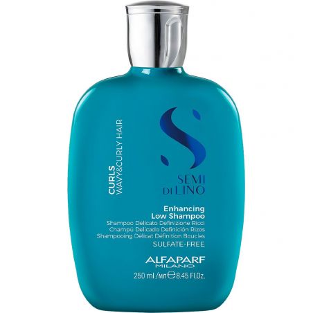 Шампунь для кучерявого волосся Alfaparf Semi di lino Curls Enhancing Low Shampoo