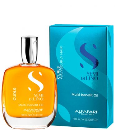 Багатофункціональна олійка для кучерявого волосся Alfaparf Semi di lino Curls Multi-Benefit Oil