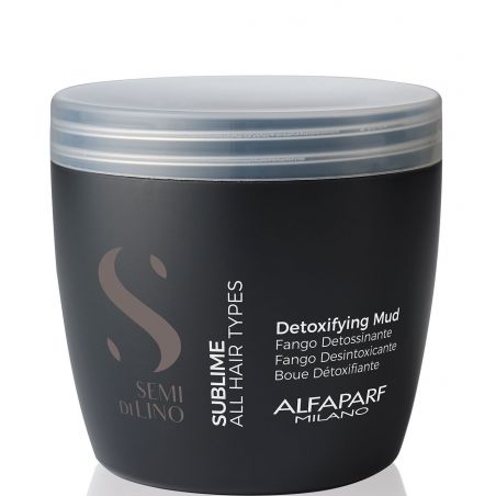 Детокс глина для кожи головы Alfaparf Semi Di Lino Sublime Detoxifying mud