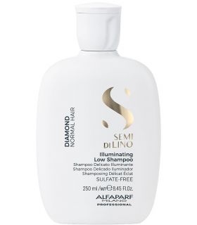 Шампунь для волосся із мікрокристалами Alfaparf Semi Di Lino Diamond Illuminating Low Shampoo